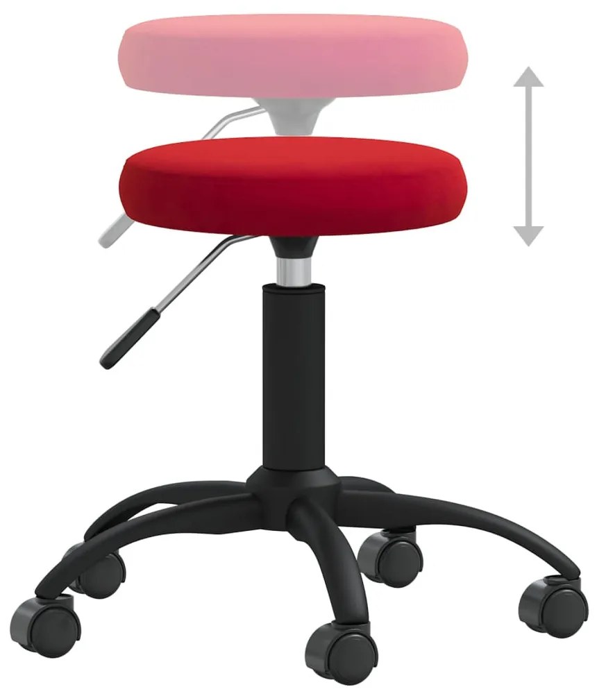 bordó bársony étkezőszék