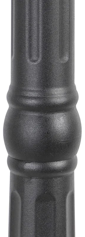 Okos kültéri lámpás fekete 3 izzós, WiFi ST64-gyel - New Orleans