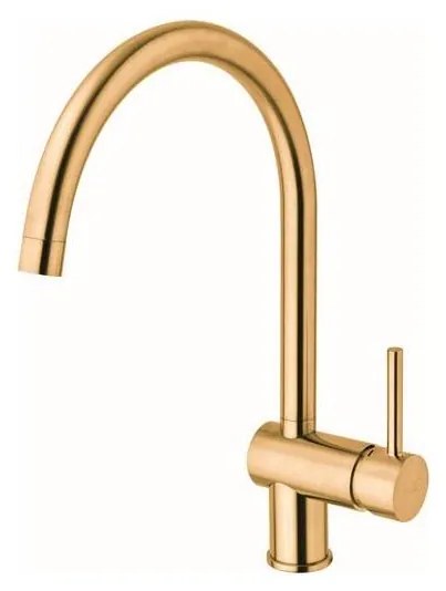 Paffoni - LIGHT mosogató csaptelep, szálcsiszolt arany