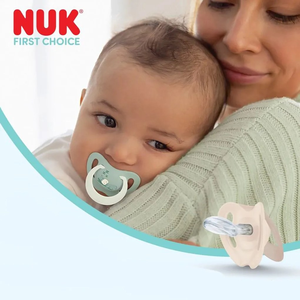 Baba cumi  NUK First Choice Night 0-6m 2 db Hippo/Koala, vel. 0-6 h