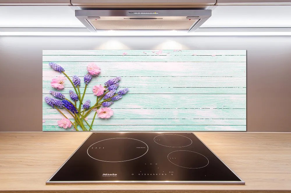 Konyhai falburkoló panel Lavender fa pksh-159336288
