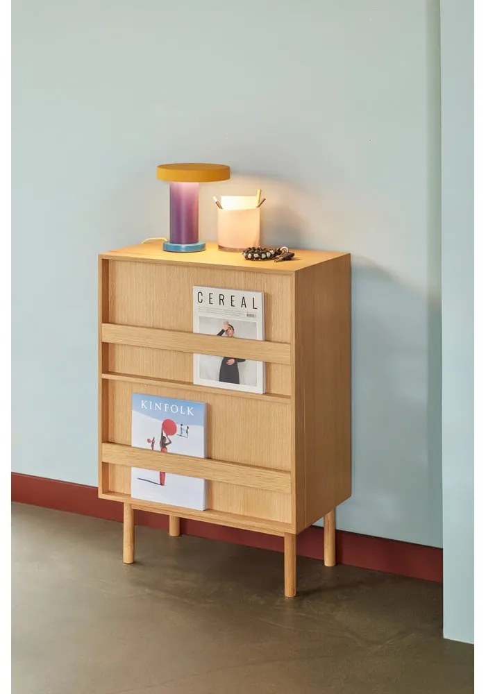 Lila LED dimmelhető asztali lámpa (magasság 25 cm) Magic – Hübsch