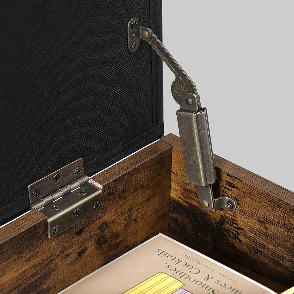 Pad a cipőtartóval TAYLOR 70x30 cm, rusztikus barna/fekete