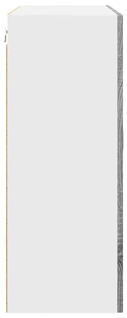 Fali konyhaszekrény Szürke Sonoma 80 x 31 x 80 cm Faanyag