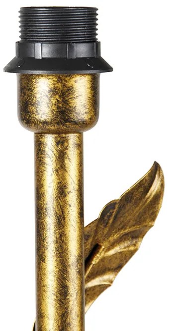 Vintage állólámpa antik arany 29 cm árnyékoló nélkül - Linden