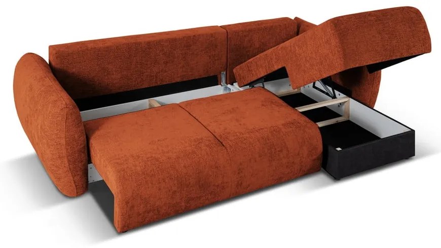 Narancssárga sarokkanapé (jobb oldali) Matera – Cosmopolitan Design