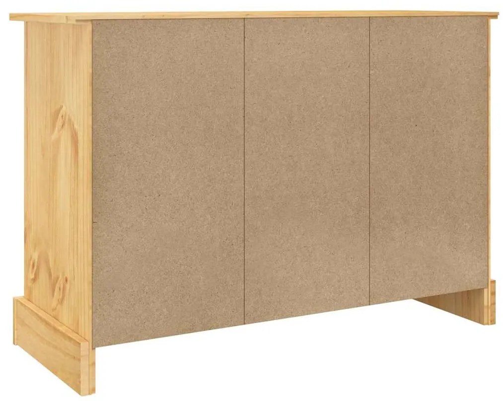 tömör mexikói fenyőfa Corona&quot; tálalószekrény 112 x 44 x 78 cm&quot;