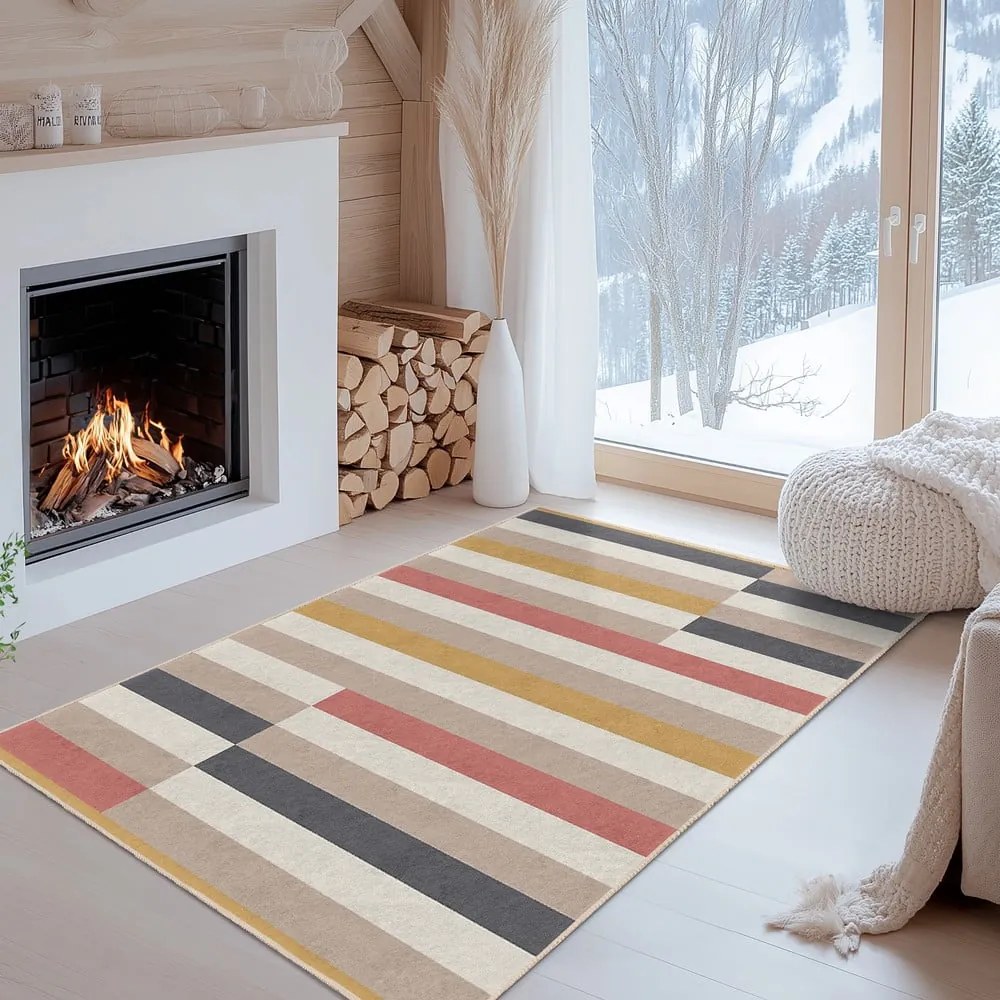 Mosható futószőnyeg 60x230 cm Rosy Bandas – Mila Home