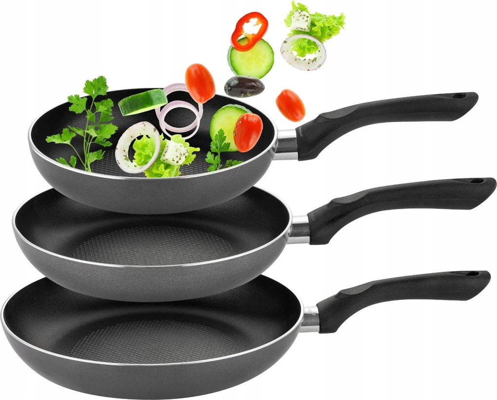 Florina Serpenyő Maja 20/24/28cm szürke