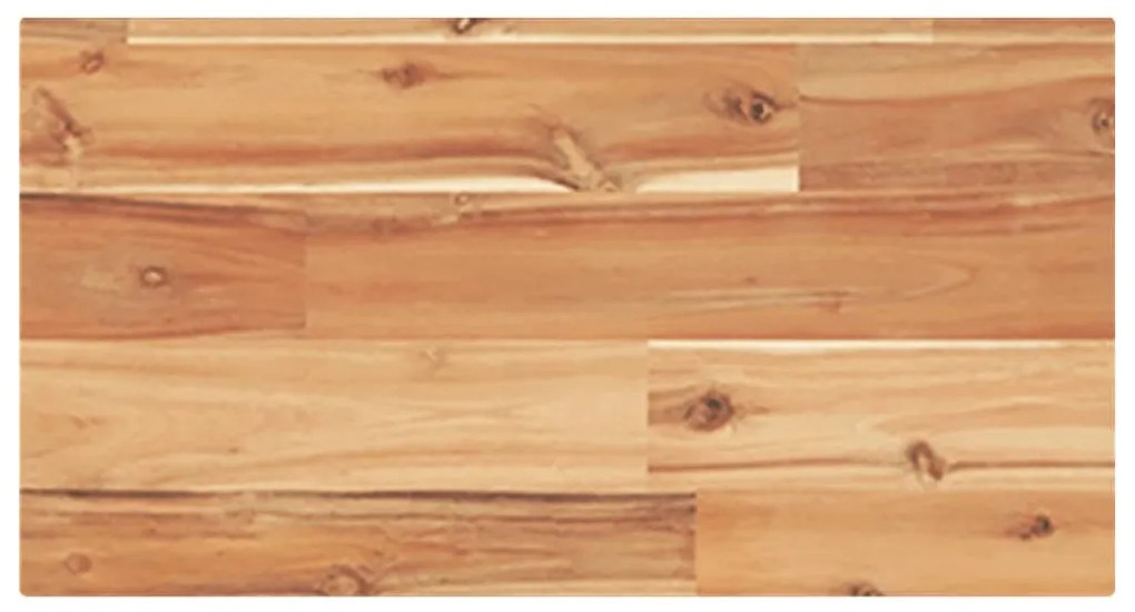 olajbevonatú tömör akácfa függőpolc 60 x 20 x 2 cm