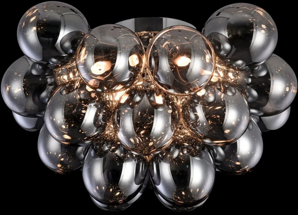 MAYTONI MOD112CL-08N BALBO Glamour Mennyezeti Lámpa Füstös, Nikkel G9 IP20