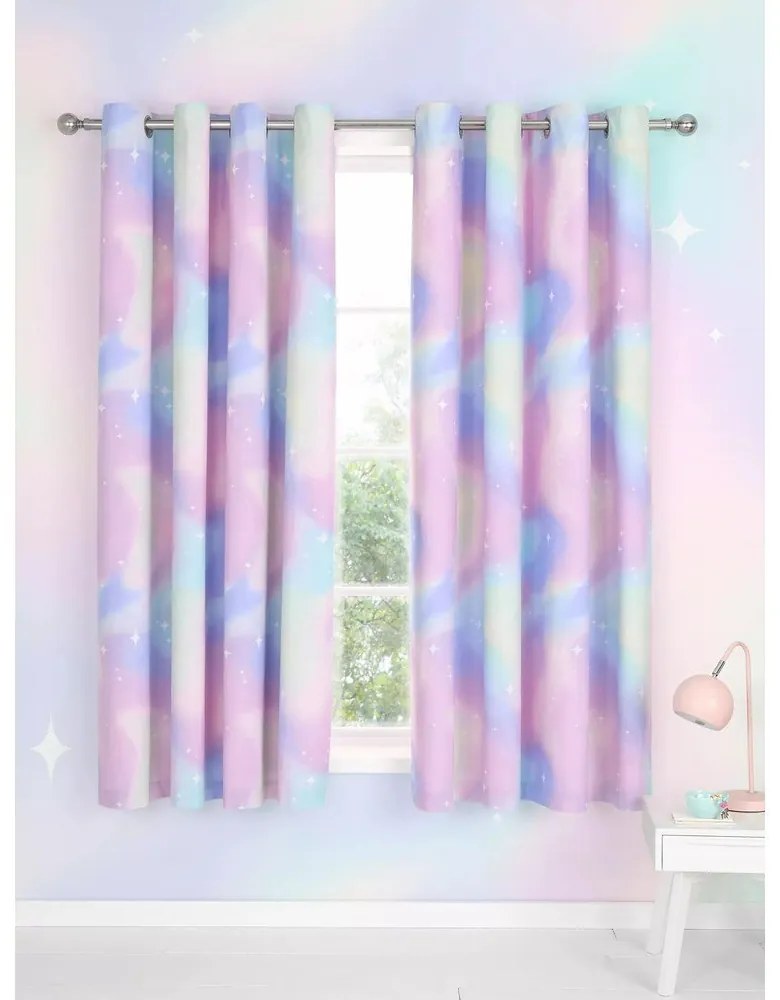 Gyerek függöny szett 2 db-os 168x183 cm Ombre Stars – Catherine Lansfield