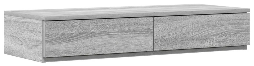Ágykeret tárolóval Szürke sonoma 226.5 x 75 x 31.5 cm Faanyag
