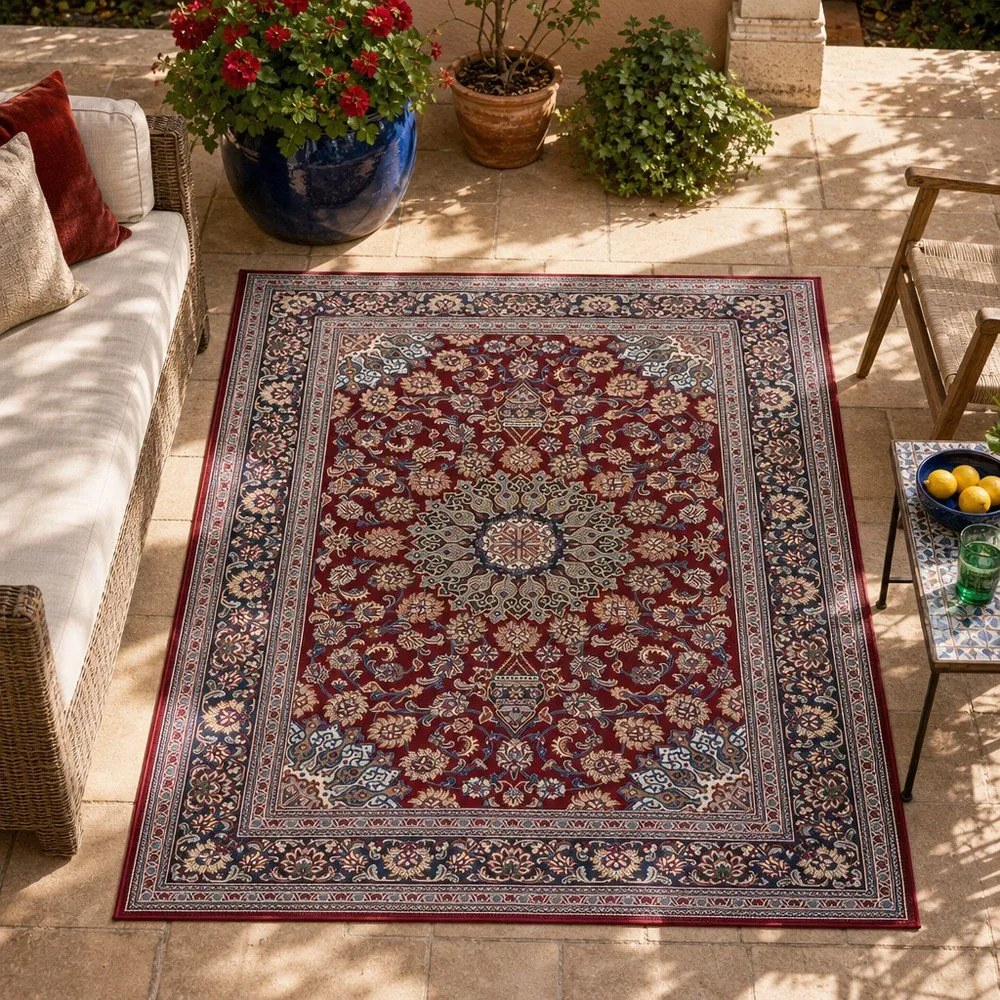 Piros kültéri szőnyeg 160x235 cm Kadi – Hanse Home