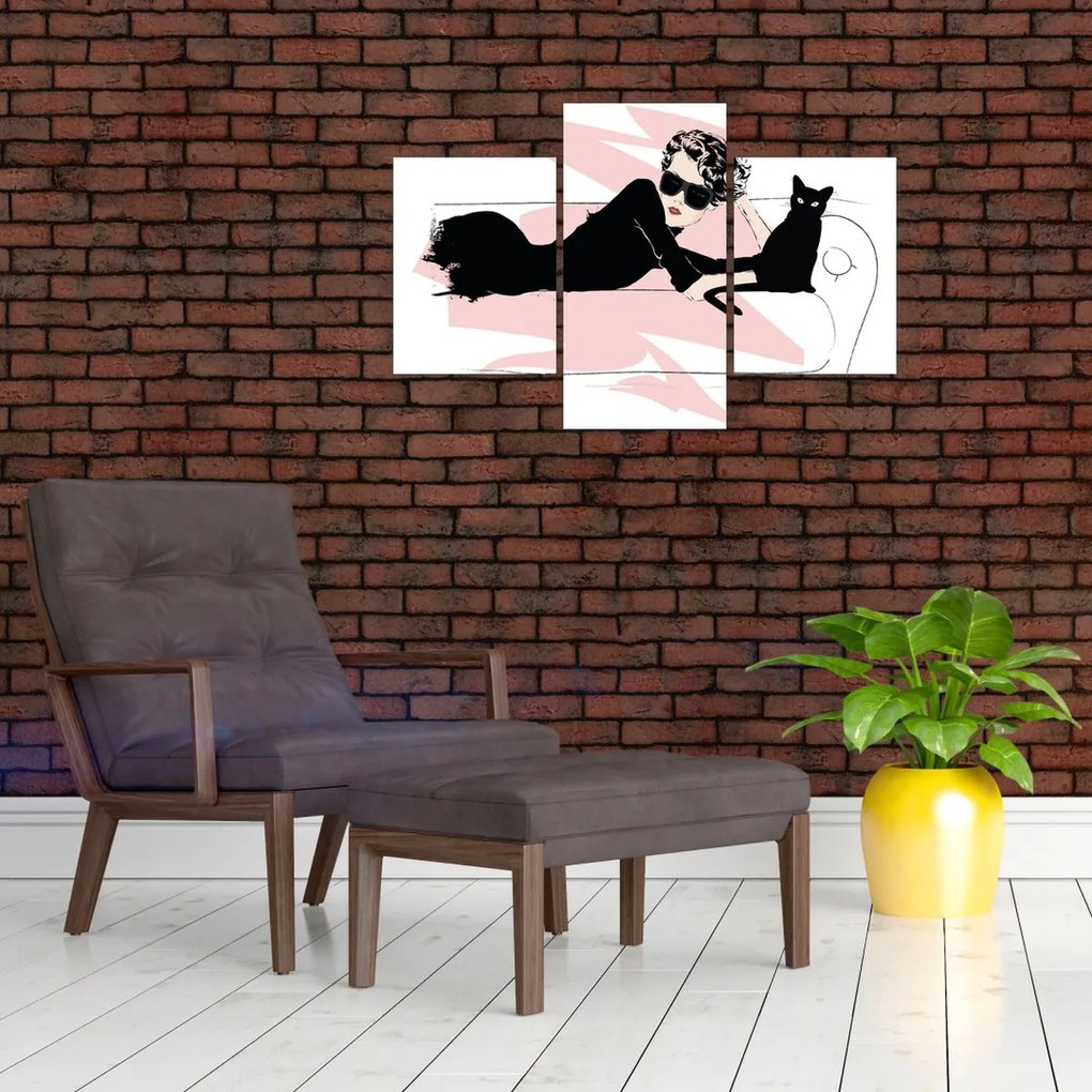 Kép - Fashion lady (90x60 cm)