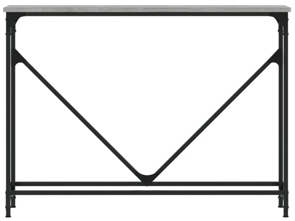 vidaXL szürke sonoma színű szerelt fa tálalóasztal 102x22,5x75 cm