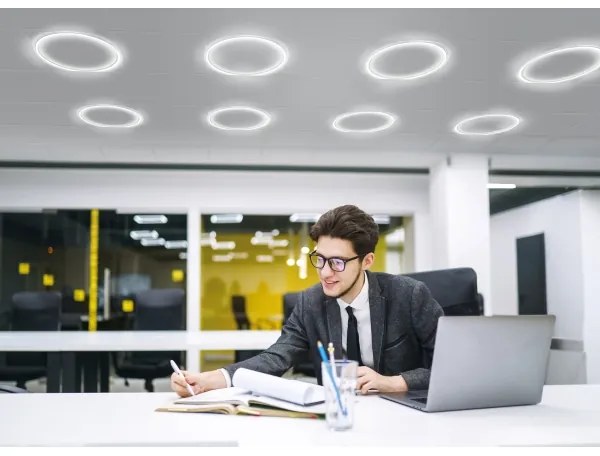 Kanlux 26785 - AVAR LED beépíthető keret 40W, 230V, 4000K, 59 cm átm.