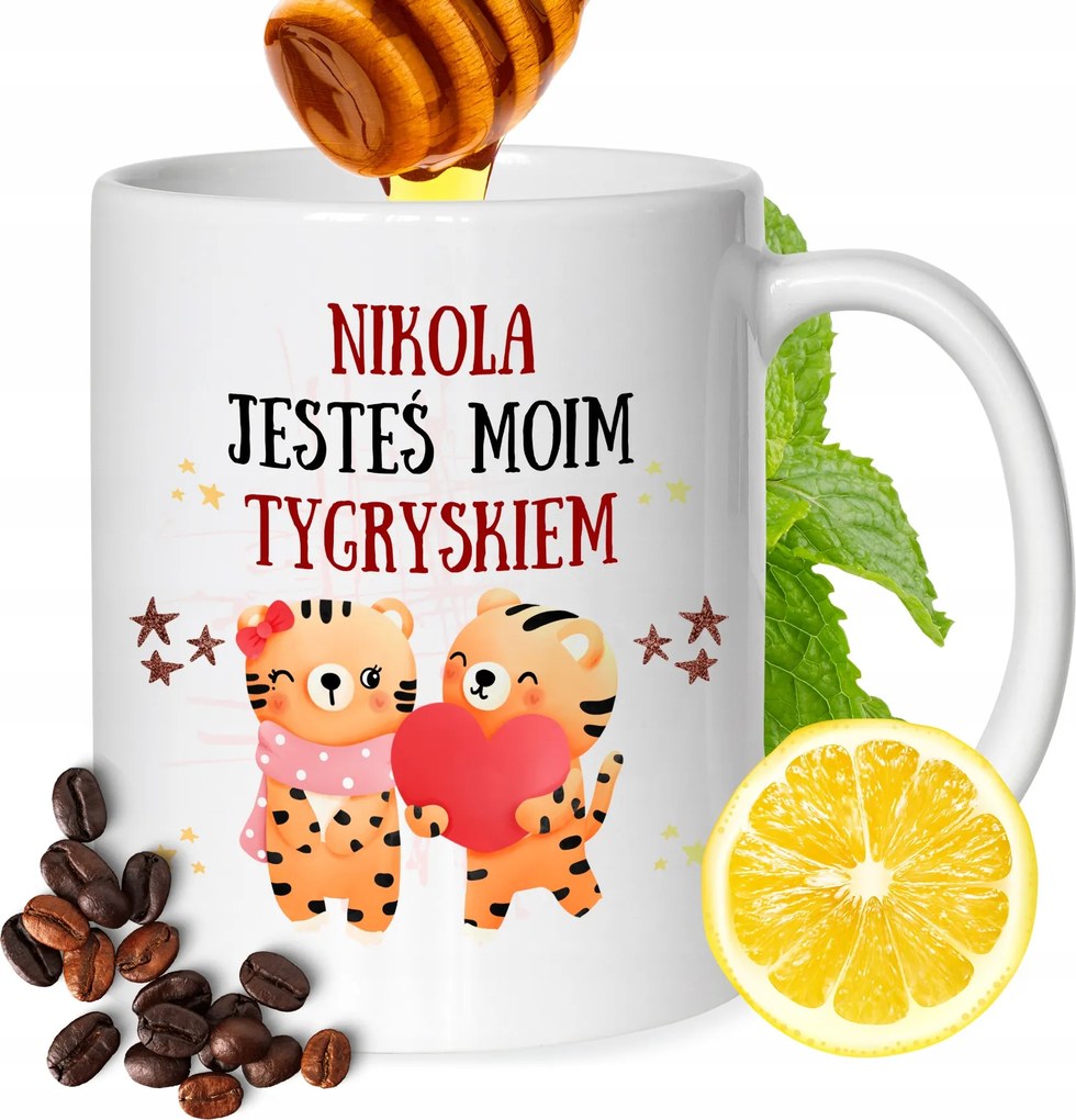 Bögre Nikola Barátnőknek Ajándék Nyomtatott Fehér 330ml