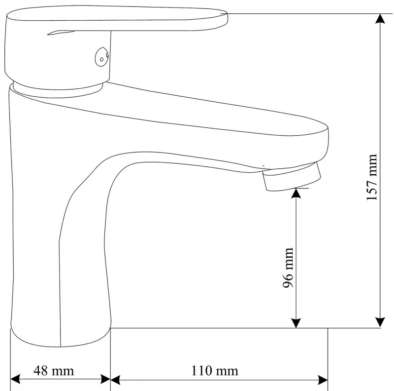 Mexen Kama fürdőszett DS75, króm - 72503DS75-00
