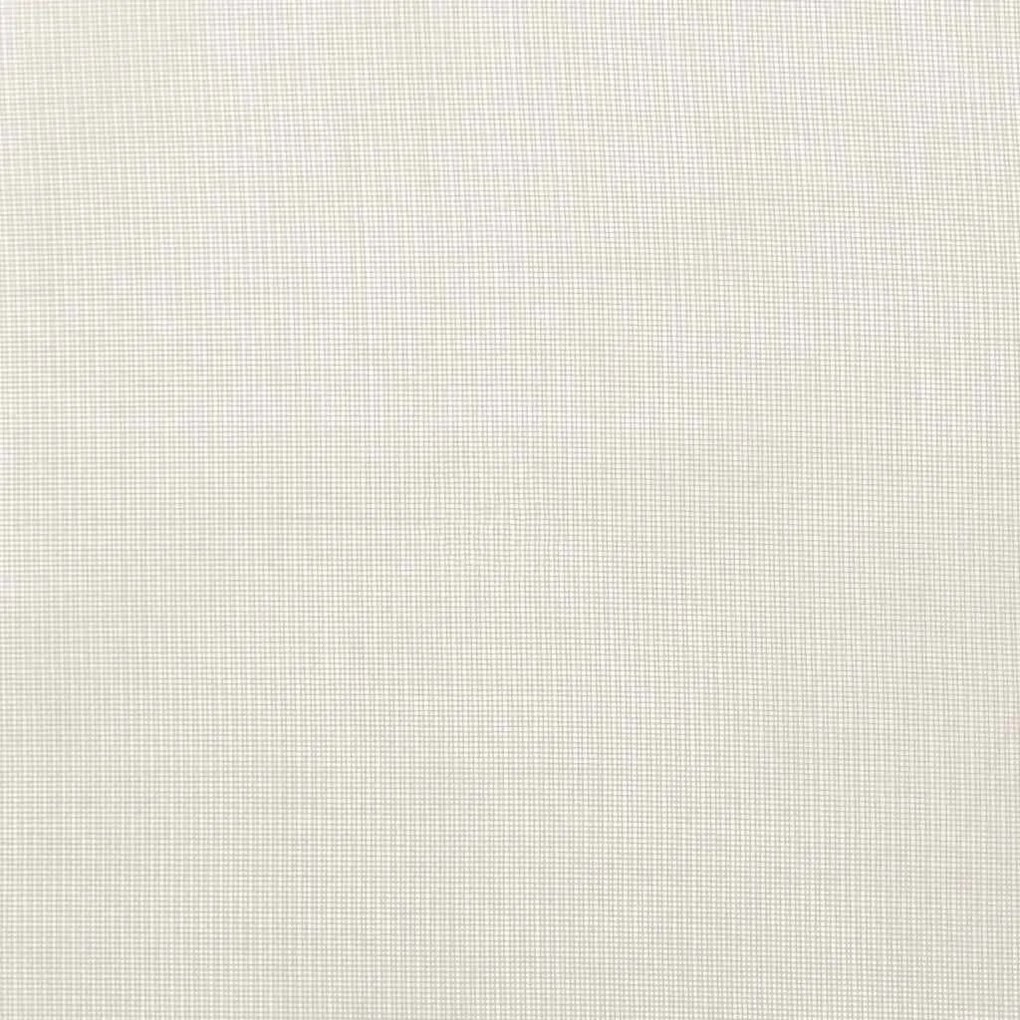 2 db krémszínű fátyolfüggönyök rojtokkal 140x300 cm