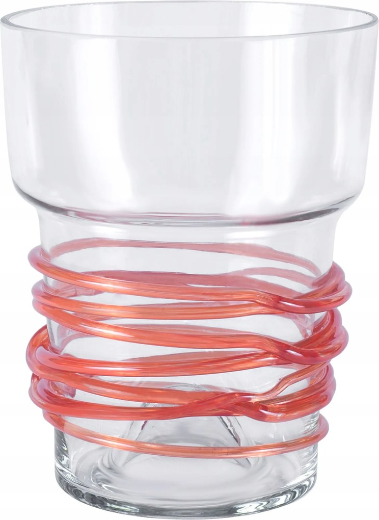 Fedél virágcserép üveg orchidea színtelen zsinór piros