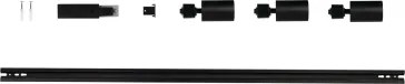 Kanlux 45922 - Sínrendszeres spotlámpa ALTEAR 3x GU10/10W/230V, 1 m, fekete