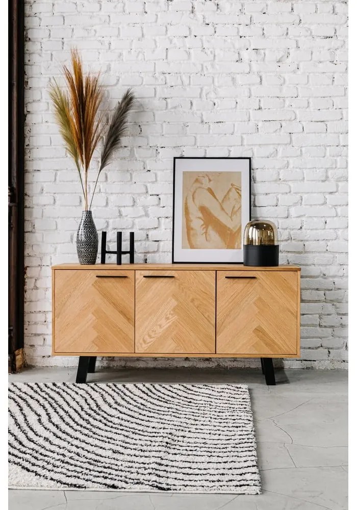 Deeb fekete alumínium gyertyatartó, magasság 20 cm - Bloomingville