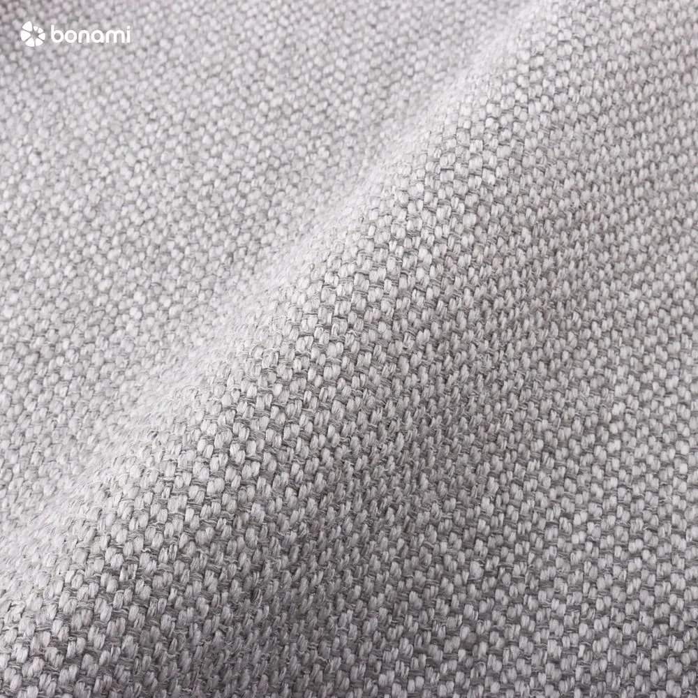 Világosszürke kárpitozott franciaágy tárolóhellyel, ágyráccsal 180x200 cm Arendal – Cosmopolitan Design