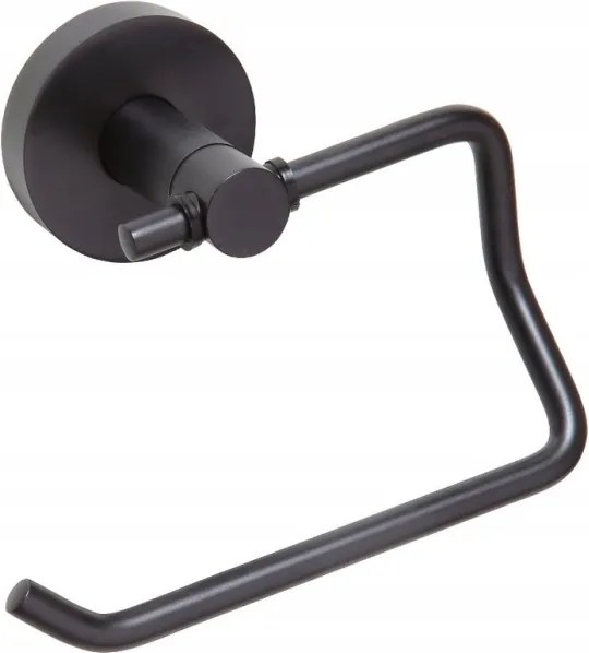 X-round Black WC-papír tartó, fekete