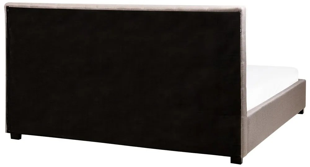 Franciaágy 180 cm ROLLA (ágyráccsal és tárolóhellyel) (világosszürke). 1007489