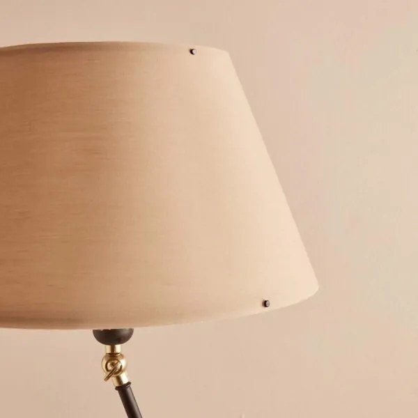 Állólámpa AYD 1xE27/40W/230V fekete/barna