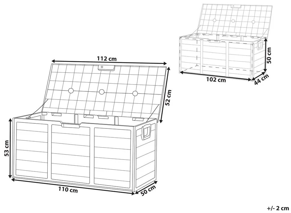 Kerti tároló  box Lang (bézs). 1035950
