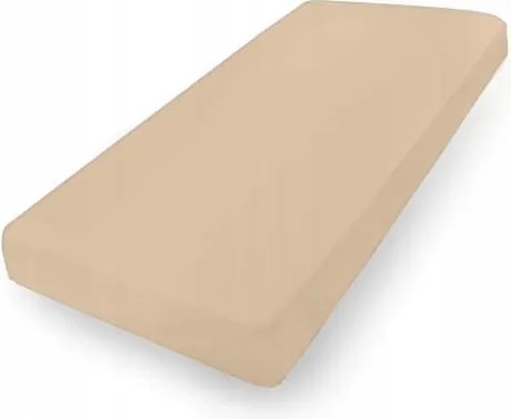 Jersey gumis lepedő 90/100x190/200x30 Bézs