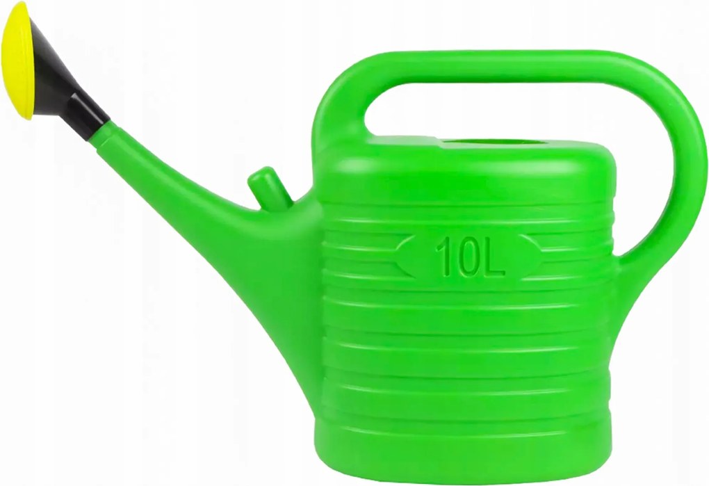 Műanyag Locsolókanna Kertbe, Házba 10L Tartós Ergonomikus Fogantyú Zöld