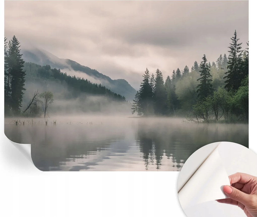 Fotótapéta Öntapadós Design Divatos Hangulatos tó 312x219 cm
