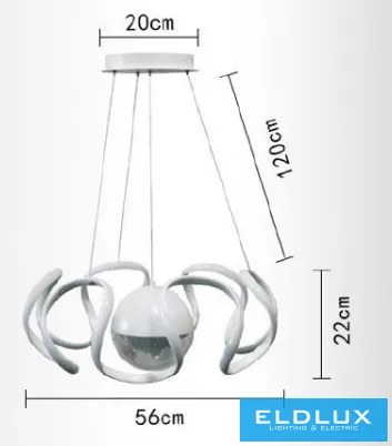 ELDLUX LP-11BF Modern Led Függesztett Lámpa IP20