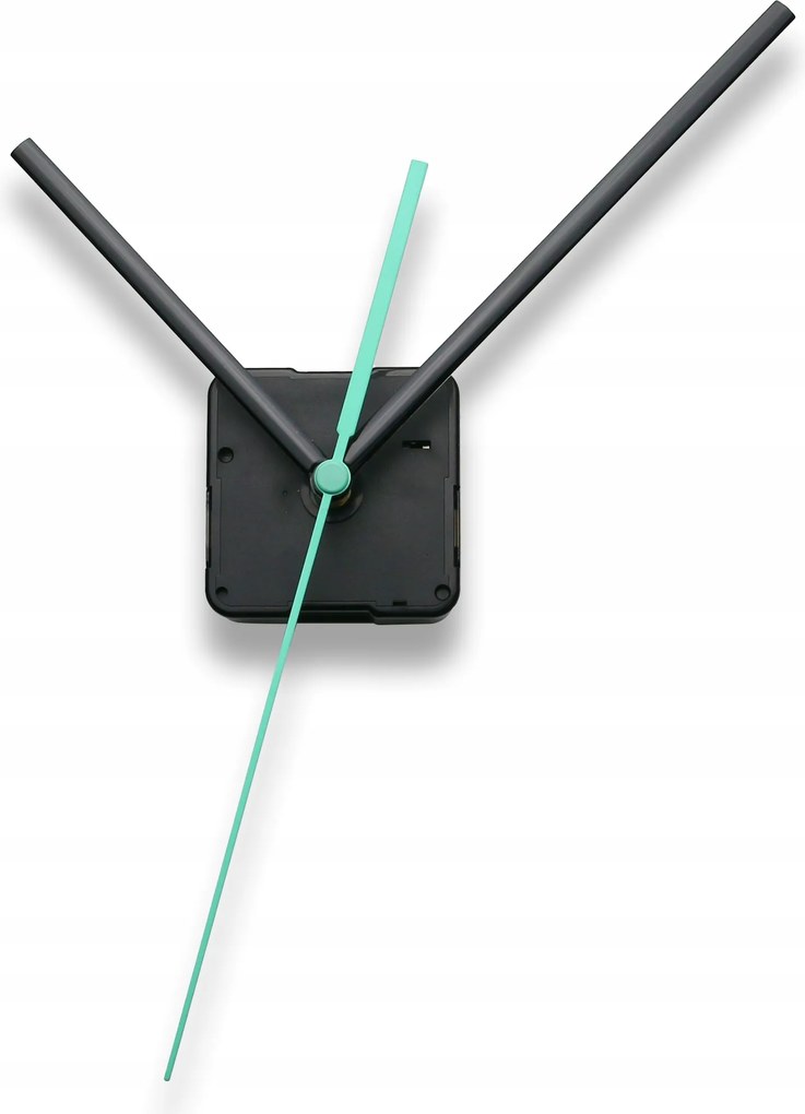 Kvarc mechanizmus Csendes fekete 14cm menta másodpercmutató