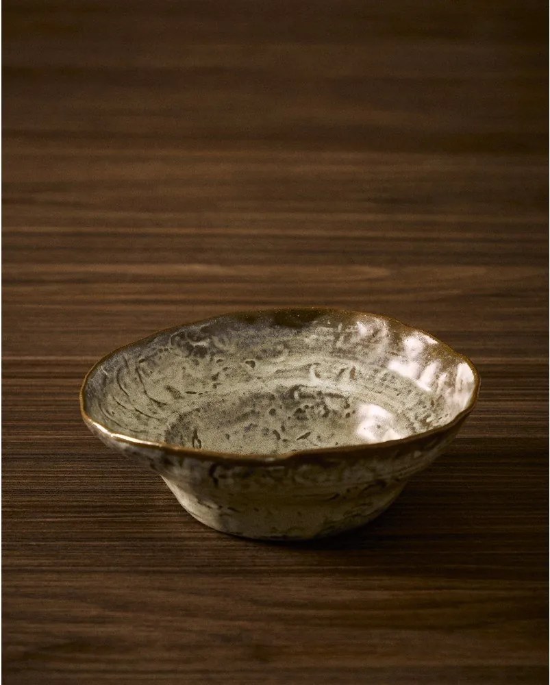 Szürke kerámia leveses tálka Alenia – Kave Home