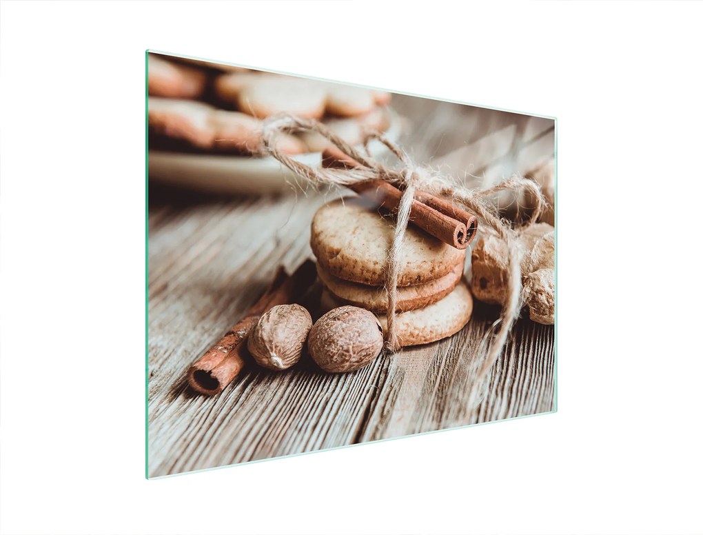 Üveg Vágódeszka 40x30 Fahéj Edzett Üveg