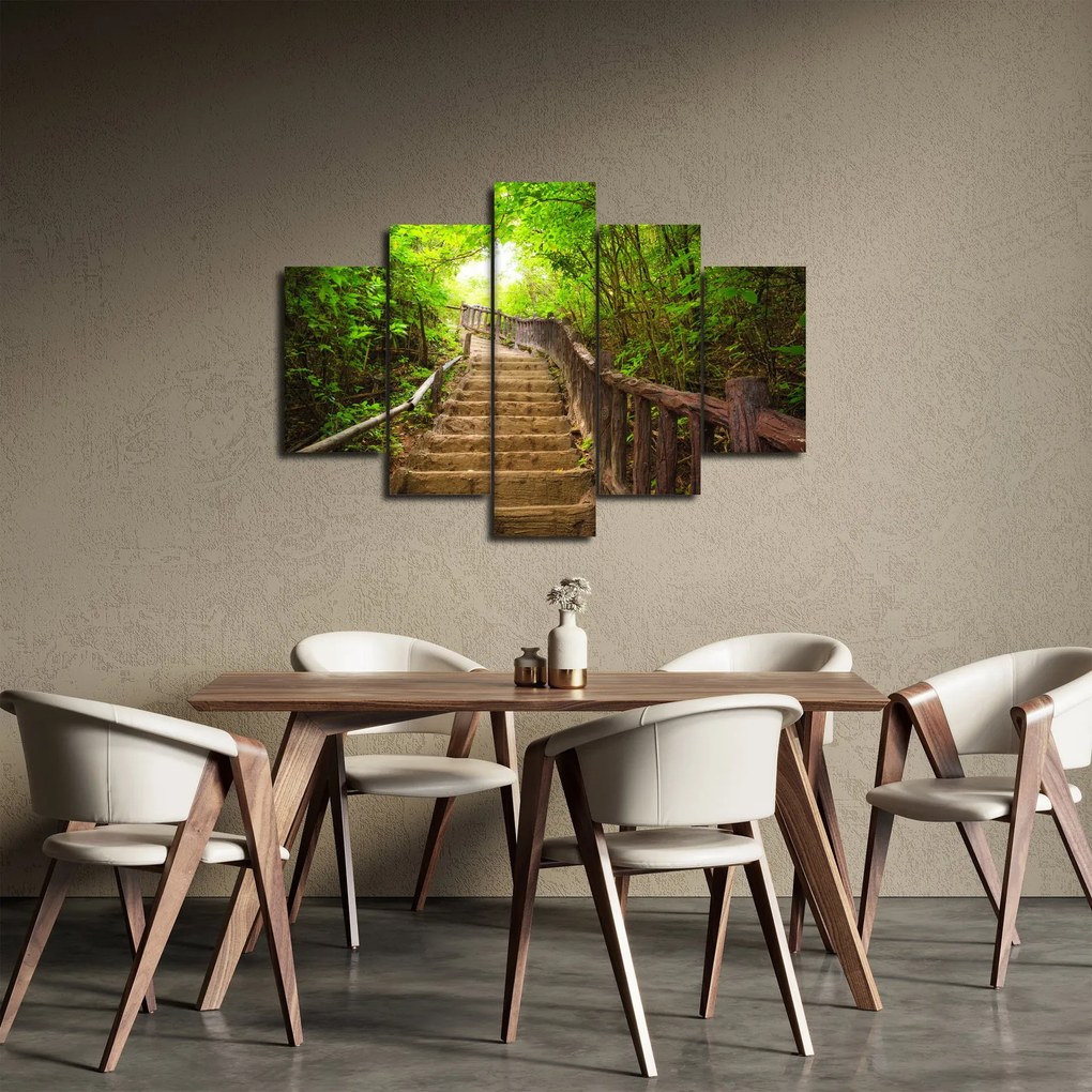 Kép - Lépcsők a természetben (150x105 cm)