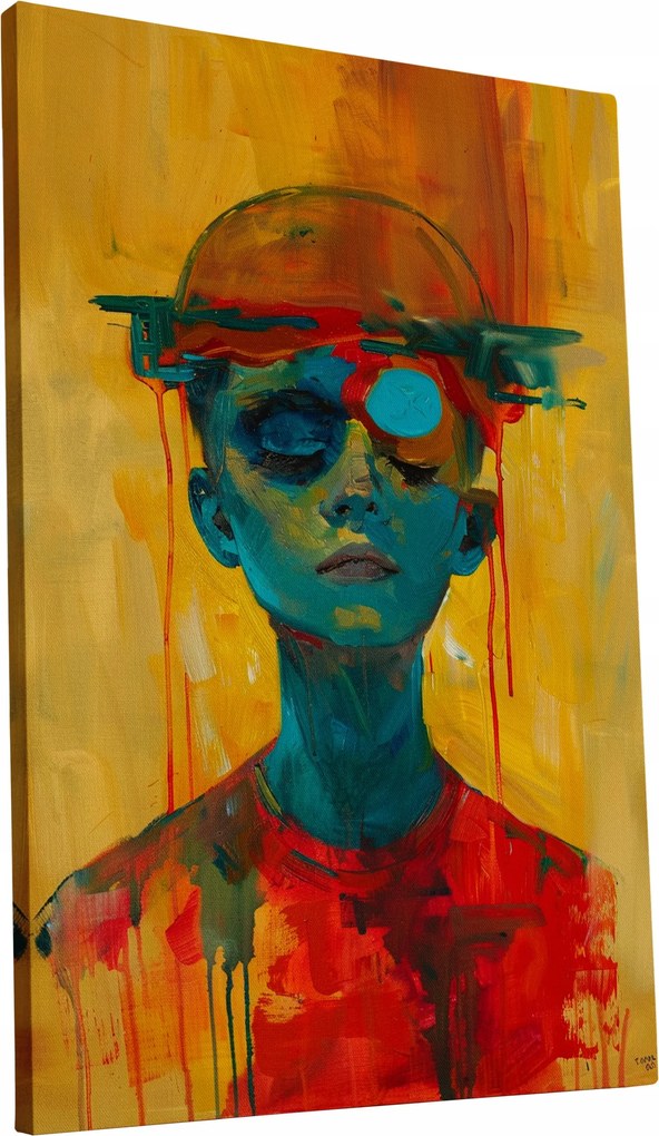 Vászonkép Absztrakt Misztikus portré otthon nappali 60x90