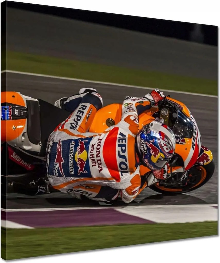 Vászonkép 40x40 Motorkerékpár üldöző