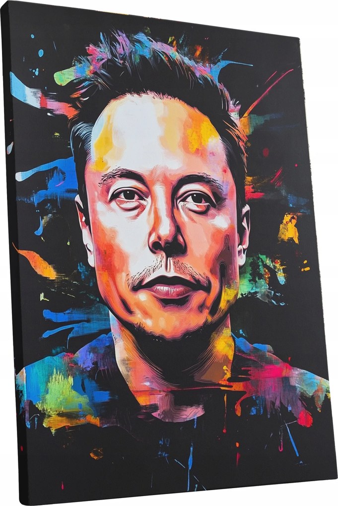 Vászonkép Portré Elon Musk nappali Elon Musk ajándék 75x100