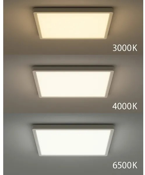 LED mennyezeti lámpatest LED/24W/230V 3000/4000/6500K 30x30 cm fehér