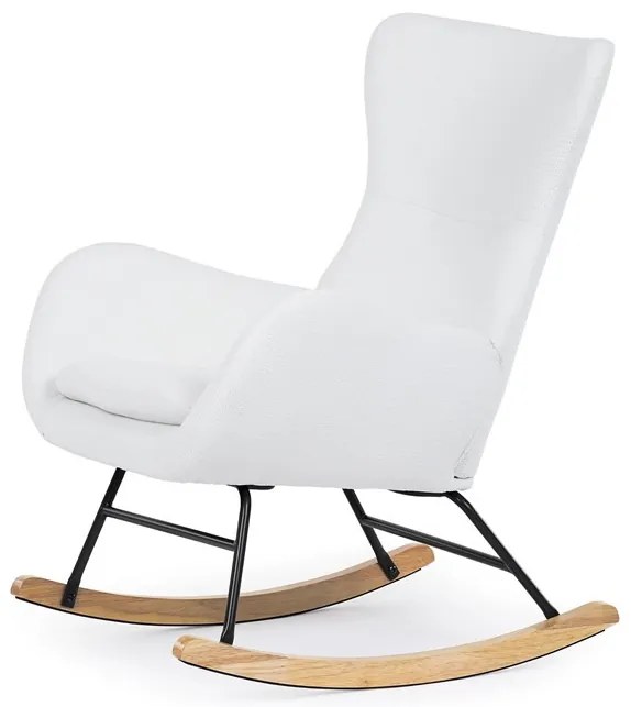 Fehér Szövet Hintaszék. AK-376 WT2