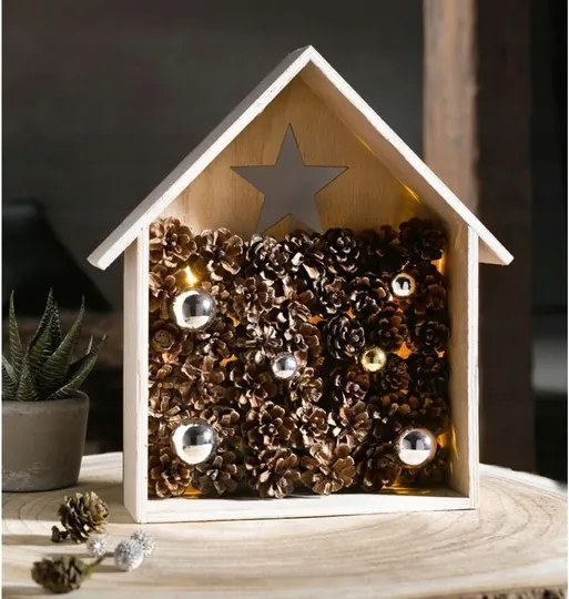 Livarno home Karácsonyi dekoráció fa csillag 5xLED (34a/RR362)