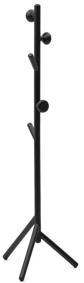 Fekete bükkfa fogas 46x170 cm Nadue – Kave Home