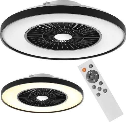 Bkzo Smart Led mennyezeti lámpa ventilátorral, mennyezeti ventilátor világítás,