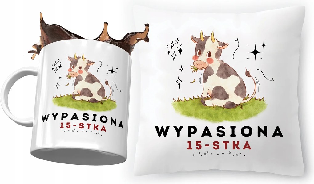 Születésnapi szett 15 15te 15. Párna Bögre Nyomtatott Fotóval