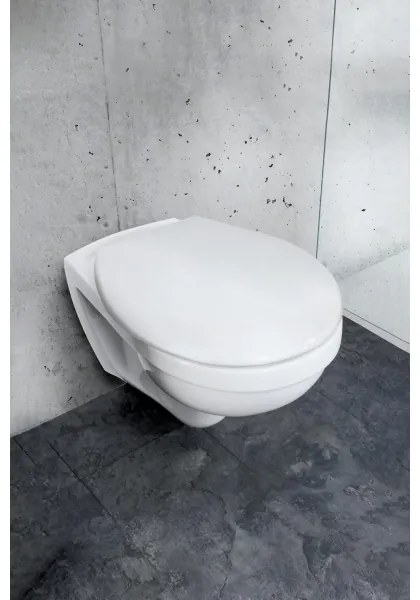 WENKO 24571100-WC VORNO NEO WC-ülőke 46x37 cm fehér/ezüst